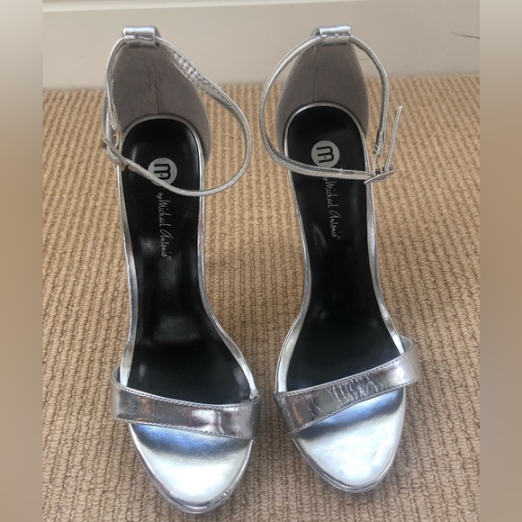 Michael Antonio Silver High Heels - Picture 8 of 10
